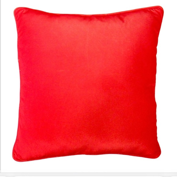 Hello Kitty Golden Christmas Red Decorative Pillows Set (2) NWT - Picture 2 of 2